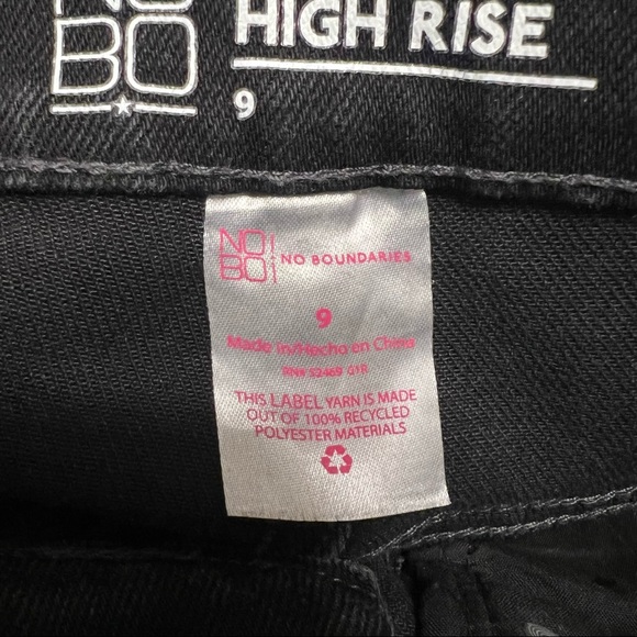 Black Distressed Jeans - Picture 4 of 4